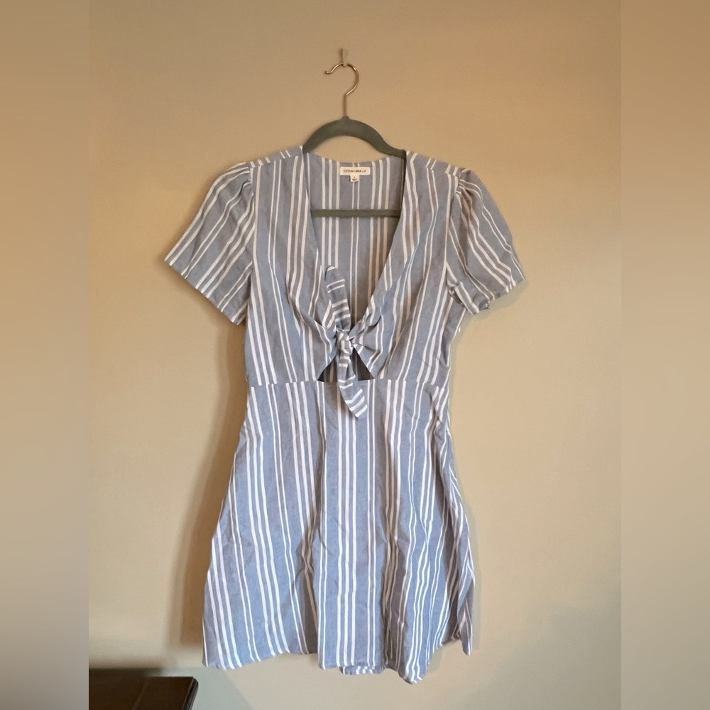Cotton Candy LA Tie-Front Dress